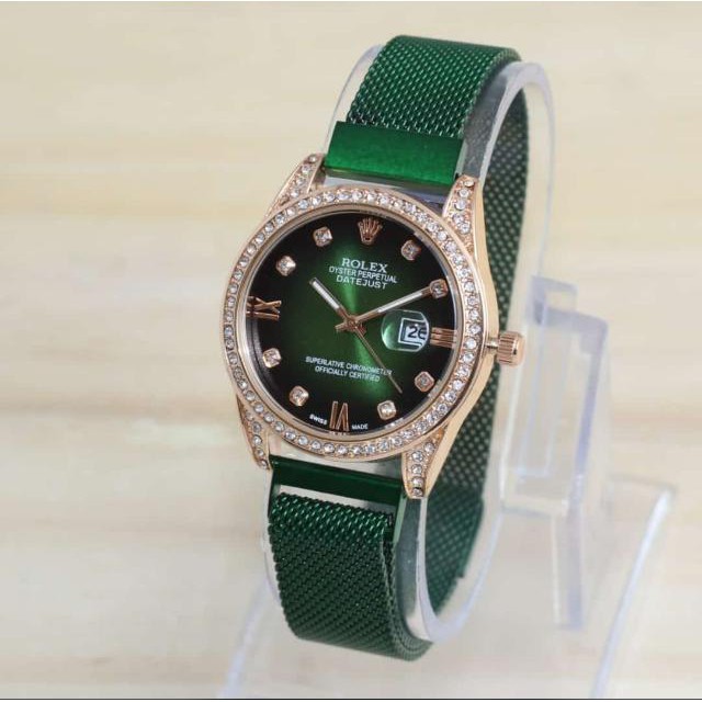 PA JAM TANGAN MURAH PASIR RANTAI TANGGAL MAGNET PREMIUM ANALOG FASHION // RX014