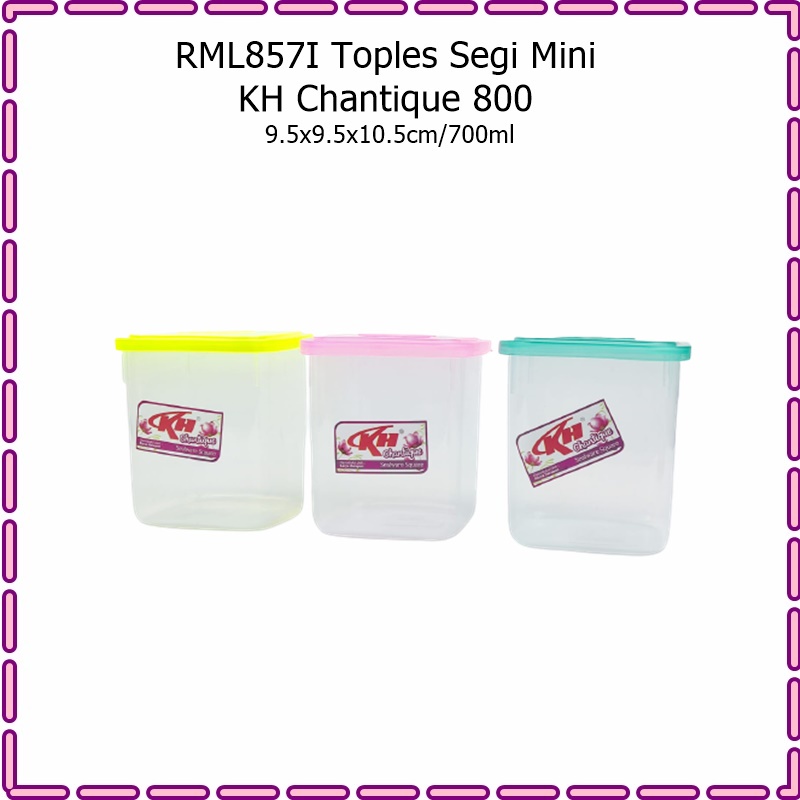 Toples Segi Mini Cantik KH 450ml &amp; 700ml
