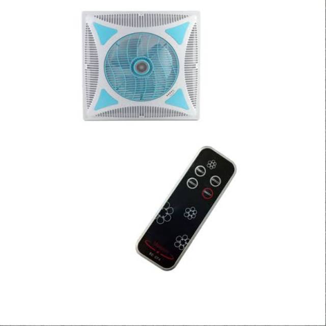Exhaust remote Maspion Ceiling Fan 14 inch Without Led Lamp  CEF1406RC 