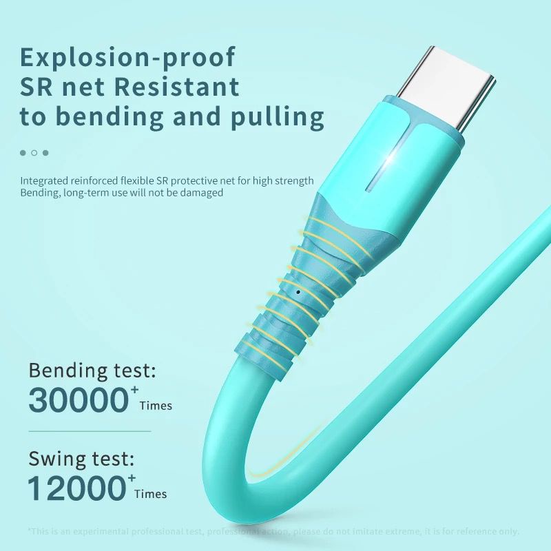 [RO ACC] NVN-KD23 KABEL DATA FAST CHARGING KABEL CHARGER 3A ORIGINAL WITH LIGHT