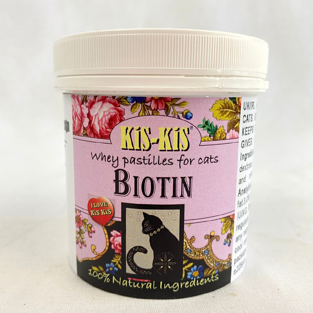

KISKIS Vitamin Kucing Bulu BIOTIN Pastilles 135g