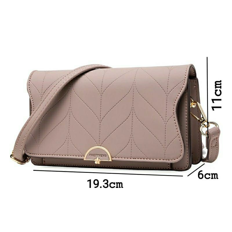 Prettyzys - MILEA PHONE BAG - Tas kulit - Tas selempang - Tas wanita - Tas import