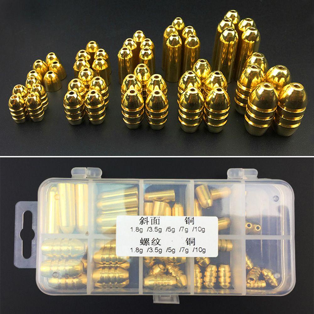 Timbal Pancing Tembaga Atas Jatuh Tajam Garis Pemberat Tambahan Sinker Sinker