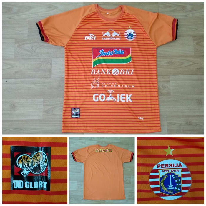 ORANGE jersey persija third liga 1 indonesia gradeori 2018 2019