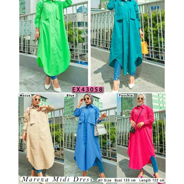 MAREZA MIDI DRESS BY EXTU