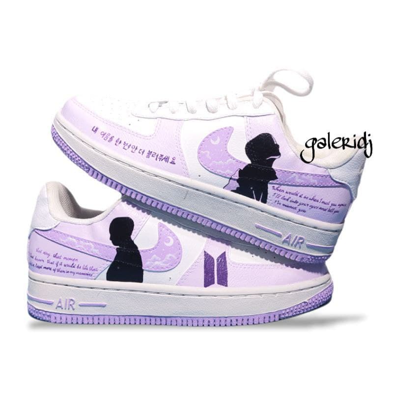 Sepatu Sneakers BTS Jungkook Still With You Themed