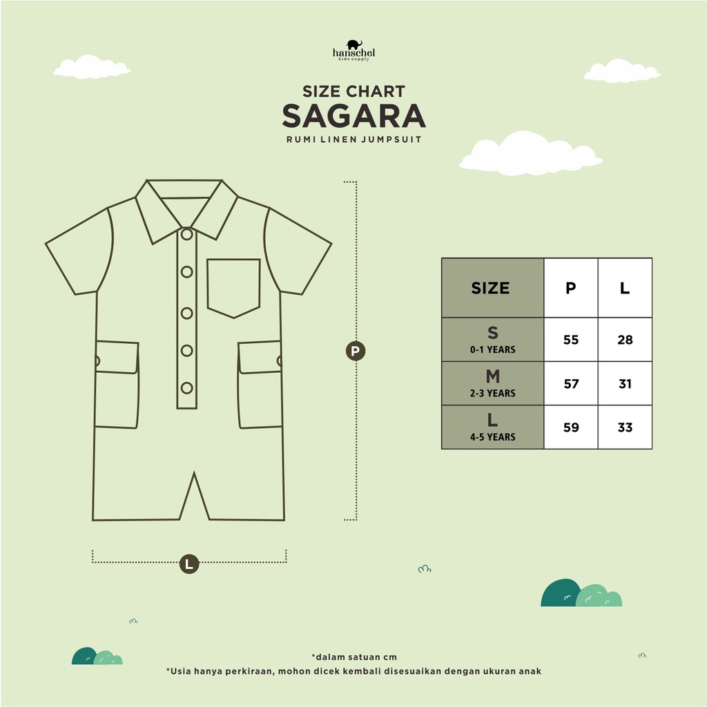 Hanschelkids - Sagara Jumpsuit ( Pakaian Anak 1-5 Tahun )-8