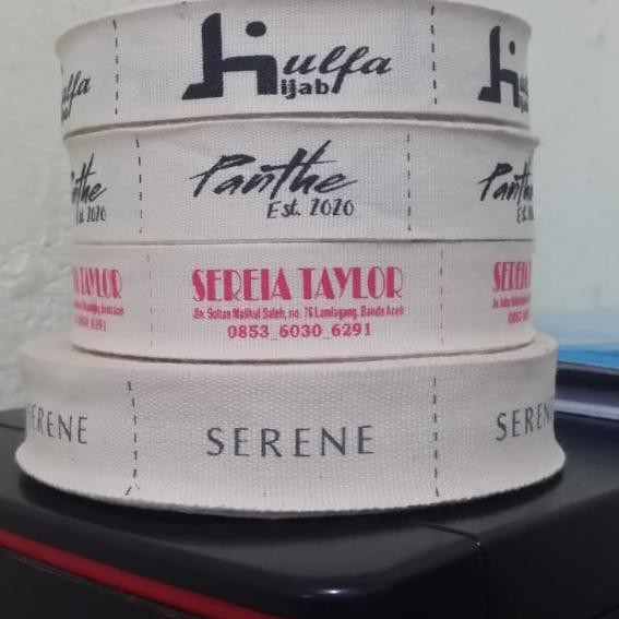 

Label Pita Merk Katun 2,5Cm Terbaru