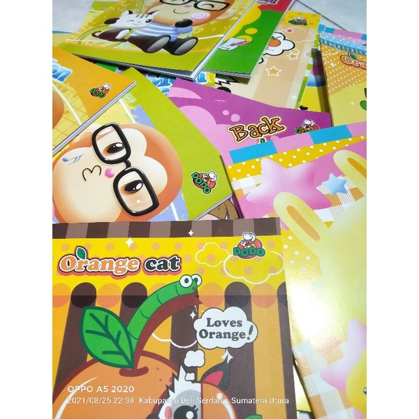 

Buku tulis Dodo 30 lembar. harga tertera per 1 pcs