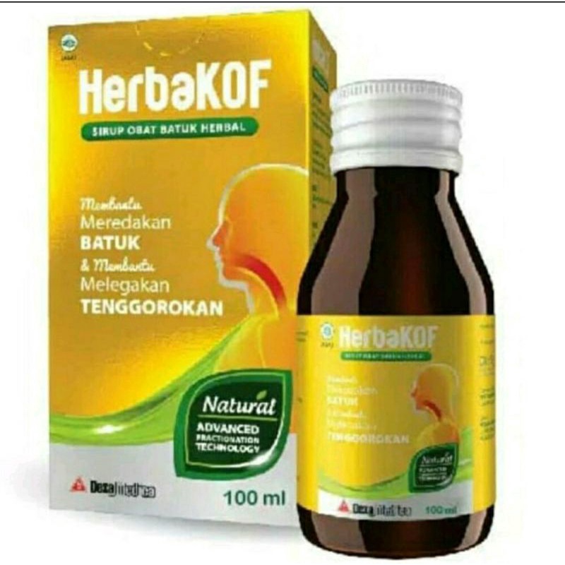 HERBAKOF SIRUP BATUK HERBAL 100 ML