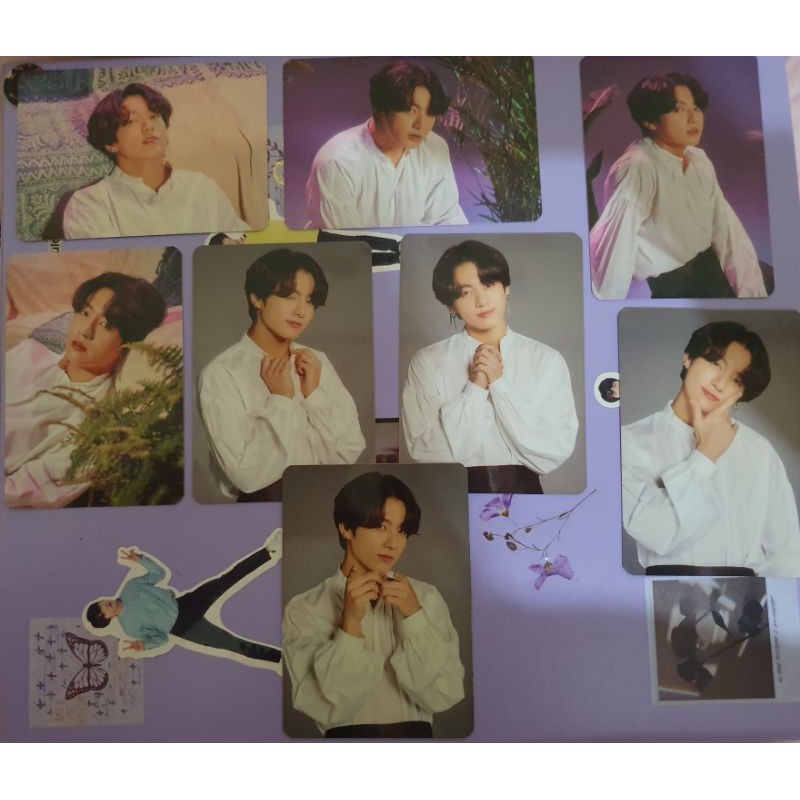 Bts jungkook photocard photo card muster magic shop & love your self lys mini pc same official