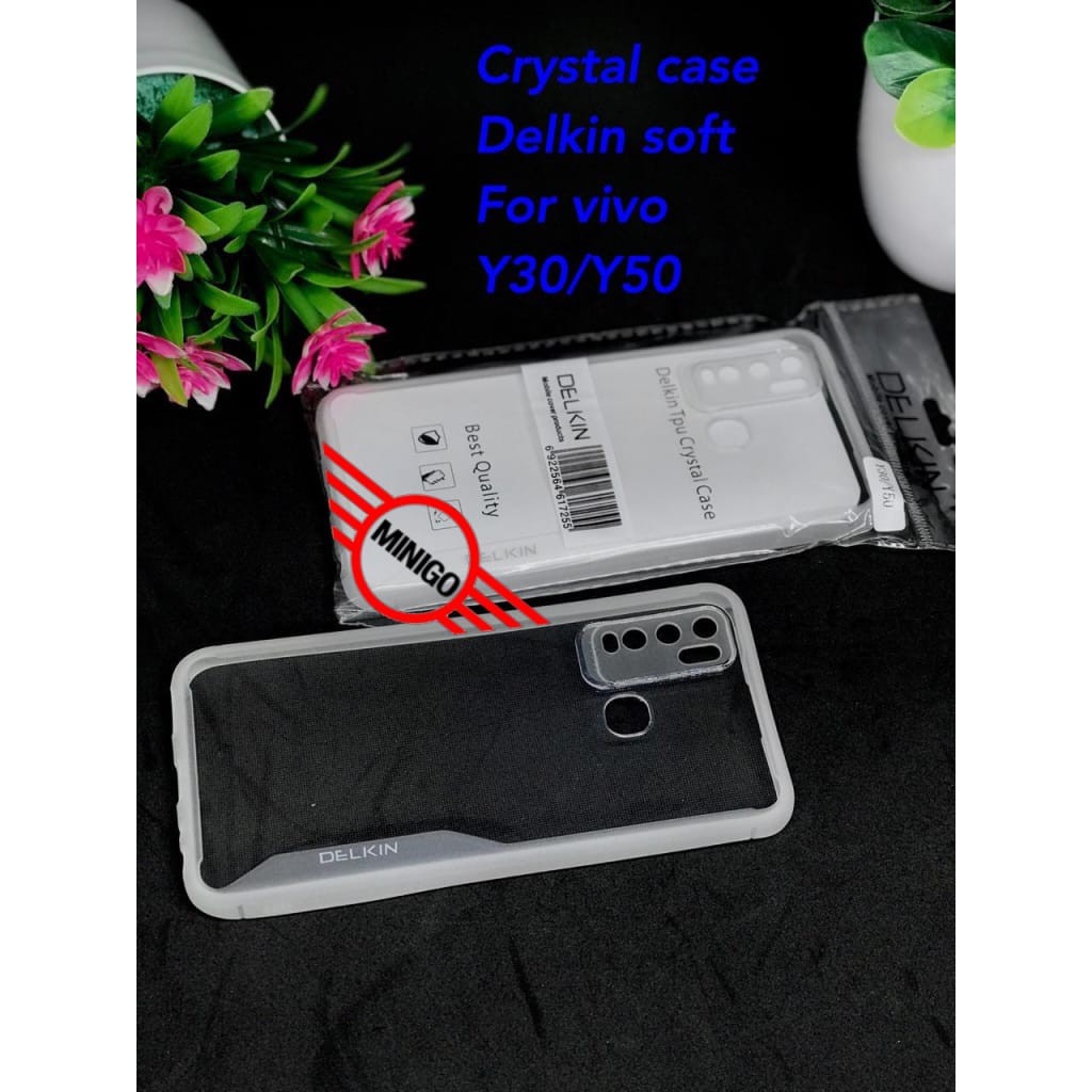 promo Crystal Case CRYSTAL CASE  SAM A02S •M31 VIVO•Y19 •Y30/Y50 C11 Bahan Soft TPU focus case transparan sangat premium by delkin