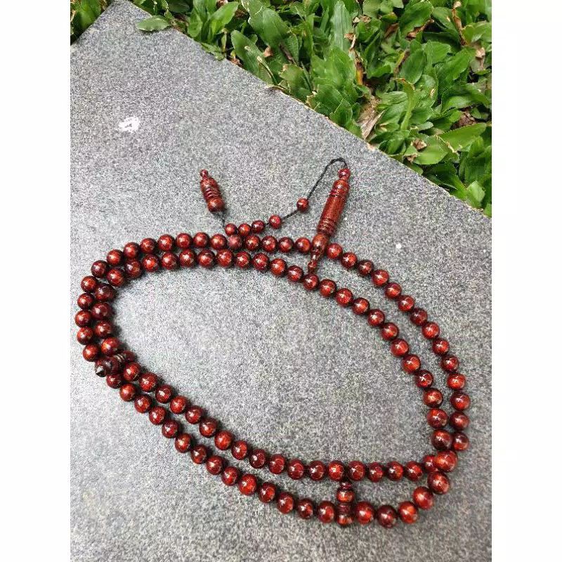 TASBIH AKAR BAHAR TALI ARUS MERAH SIZE 7MM TASBIH  BAHAR ASLI TASBIH AKAR BAHAR TALI ARUS ORIGINAL