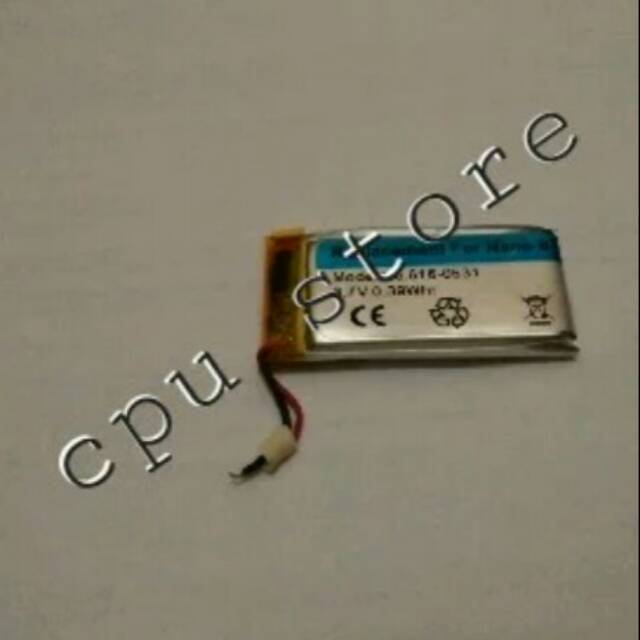 Baterai batre batteray Ipod Nano 6 original.