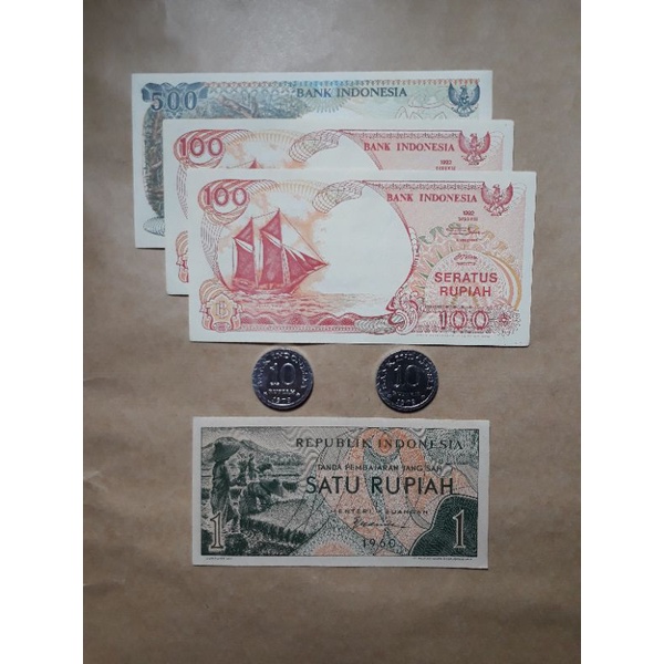 uang kertas kuno 721 rupiah
