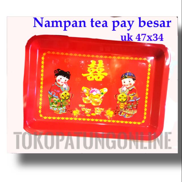 Nampan Tea pai Besar