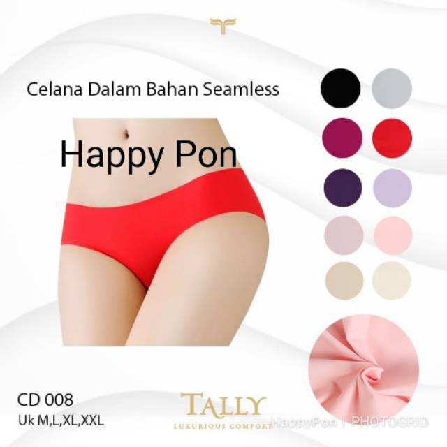 Celana dalam seamless big size Tally 008 | celana dalam tanpa jahitan | CD jumbo