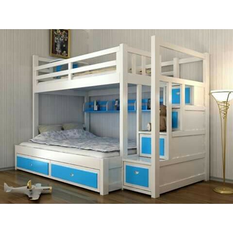 Tempat tidur tingkat gira 3 kasur