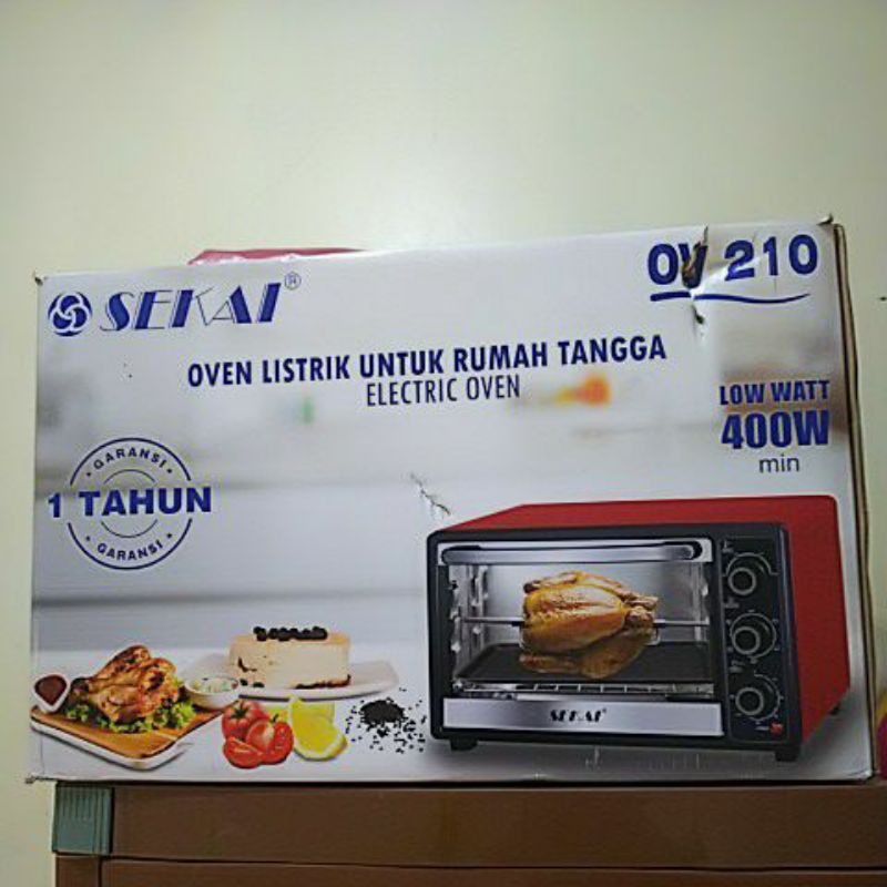 sekai oven listrik 21L