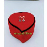 (COD)Giwang toge bayi &amp; anak warna rose gold mata putih perak asli 925/silver lapisan emas kuning murni..