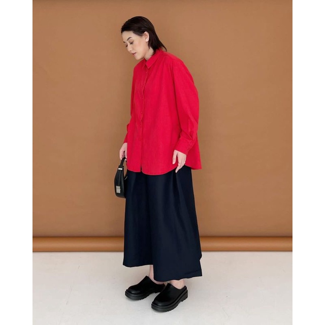 TRICK & TRICKY OVERSIZED SHIRT RED