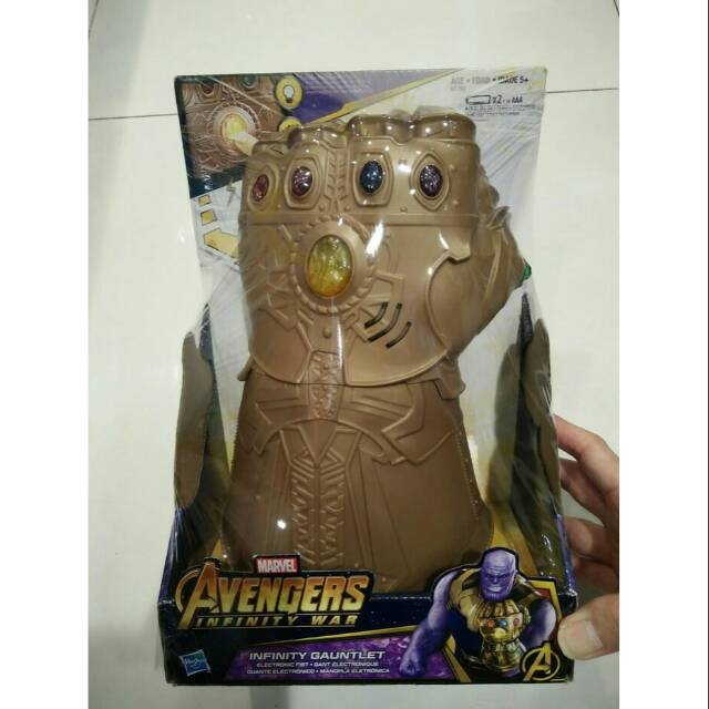 Marvel Avengers Infinity War Infinity Gauntlet Thanos Hasbro Original sarung tangan Thanos