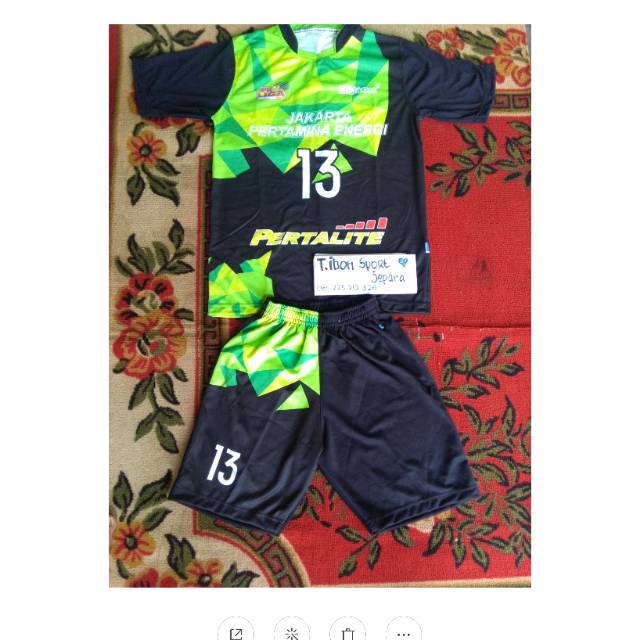 Jersey voli Jakarta Pertamina energi