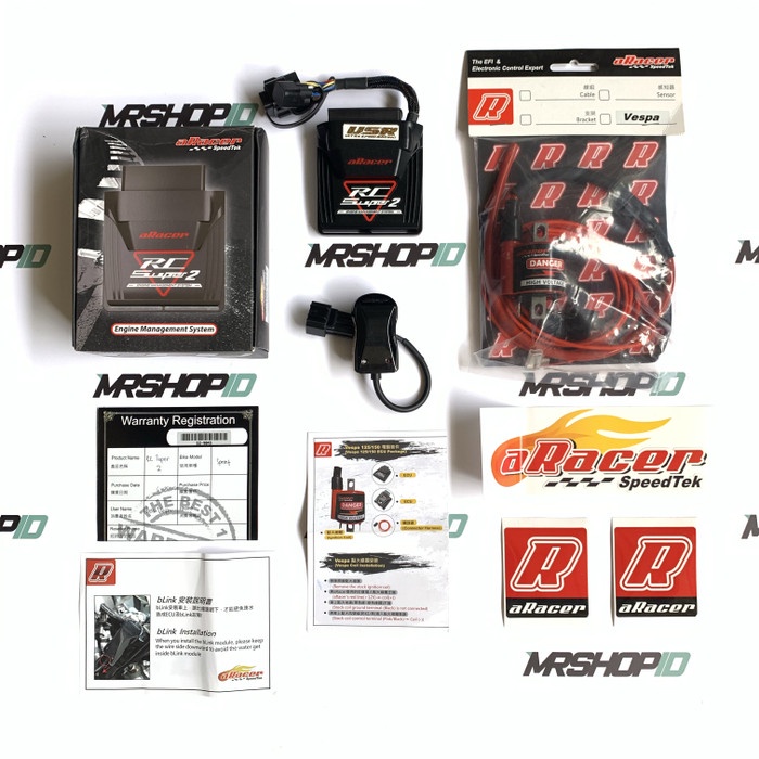 Ecu Aracer RC Super 2 Vespa Sprint 3V & IGET