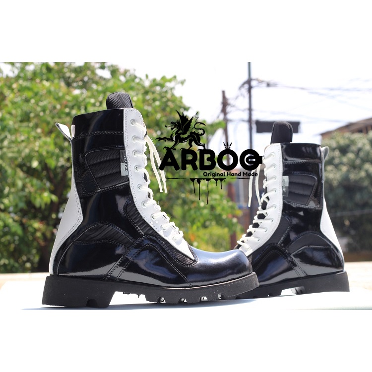 Sepatu PDL pm provos laras lak Model JATAH POLRI 2021 TERLARIS ORIGINAL
