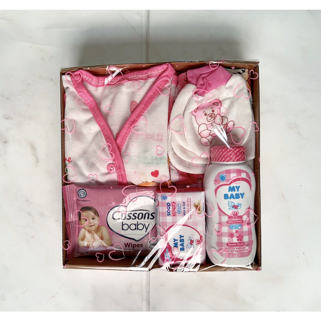 [SET 07]Hampers bayi/baby hampers baju bayi paket hampers parcel/parsel kado bayi lahiran murah