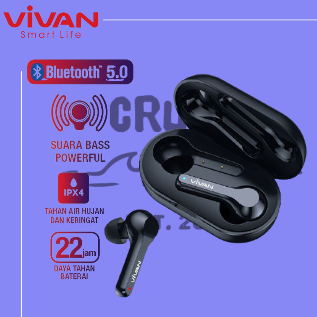 VIVAN WIRELESS BLUETOOTH HEADSET EARPHONE TWS LIBERTY T200
