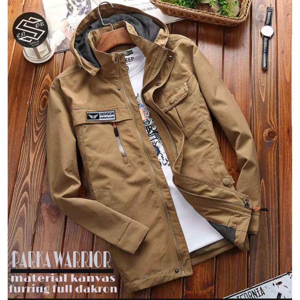 JAKET PARKA / JAKET PARKA WARIOR / JAKET PARKA PRIA ORIGINAL