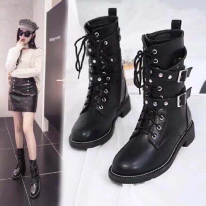 BT19 SEPATU BOOTS IMPORT PRIA WANITA KOREA BRITISH INGGRIS PUNK GHOTIK