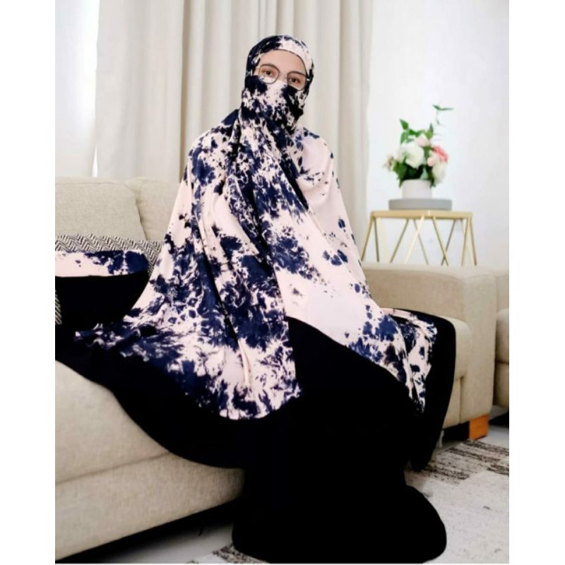 || MUKENA TIEDYE MK || MUKENA QUEENA AYESHA | MUKENA BALI DEWASA JUMBO KATUN RAYON MOTIF