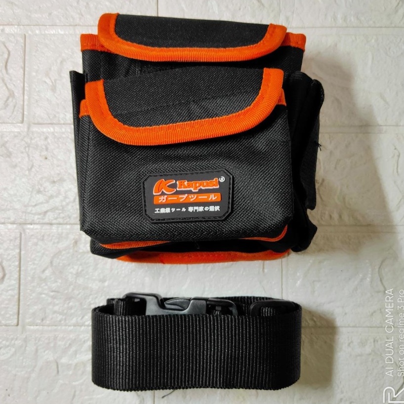 TOOL BAG KECIL TAS PENYIMPANAN ALAT PERKAKAS TAS KERJA PINGGANG TAS PINGGANG TOOL BAG TAS PERKAKAS