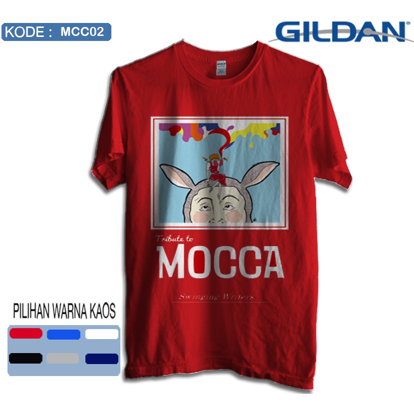 Kaos mocca band swinging writers original gildan softstyle mcc02