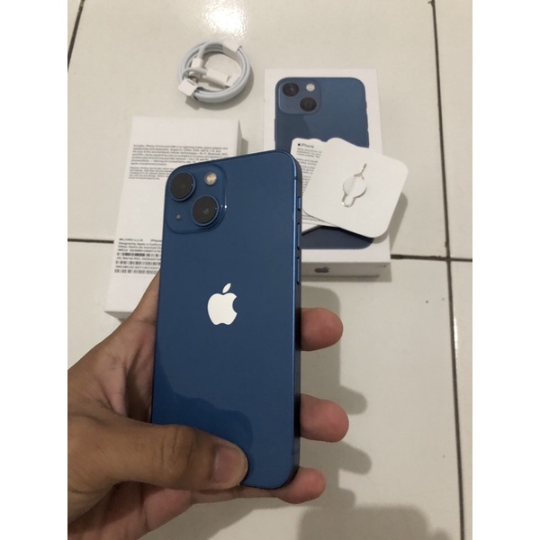 iphone 13 mini 128gb sierra blue second like new se x 12 xr 11 seken pro max xs 8 7