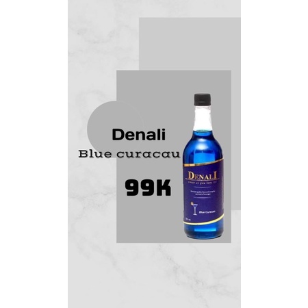 

Syrup Blue Curacau Denali