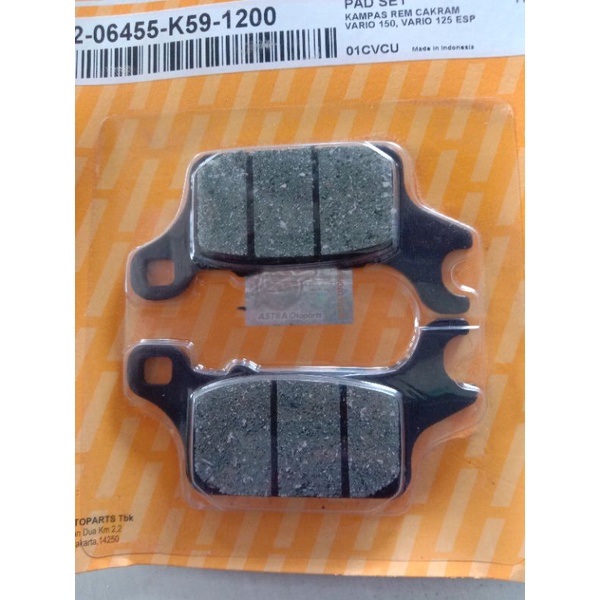 KAMPAS REM CAKRAM ASPIRA VARIO 150/VARIO 125 ORIGINAL