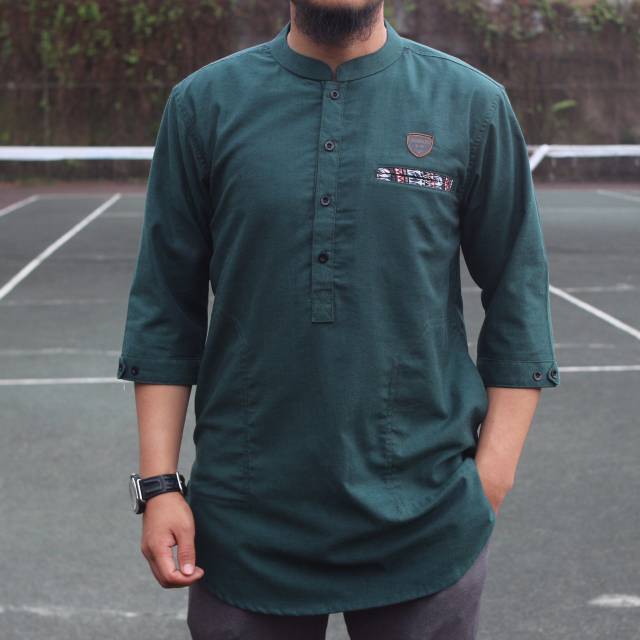 kurta pakistan marajo original premium dengan bahan oxford jahitan rapi tampil elegant sunnah muslim