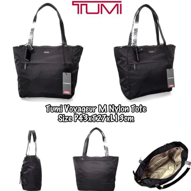 JUAL TAS TUMI GRADE ORI MIRROR IMPORT VOYAGEUR M NYLON TOTE BAG WANITA KADO