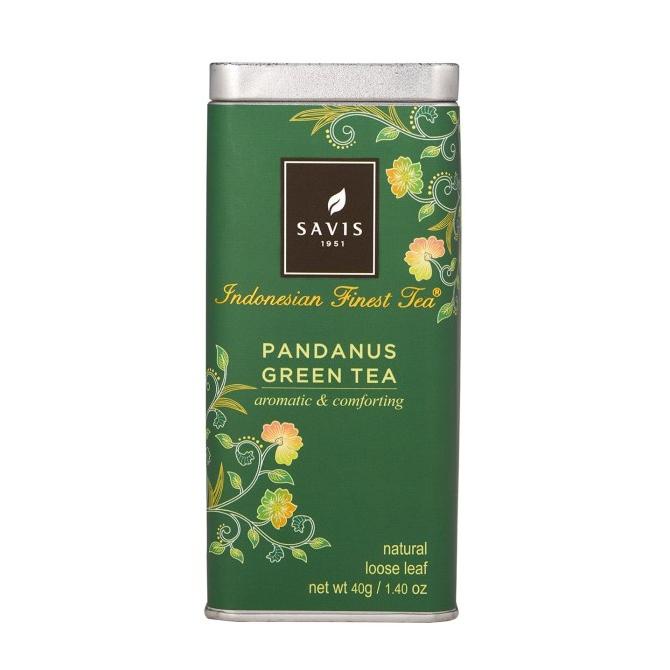 

Teh Pandan Premium Savis - Pandanus Green Tea Loose 40g