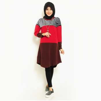 Tunik Kaos wanita Muslim model terbaru - Jfashion Shelby
