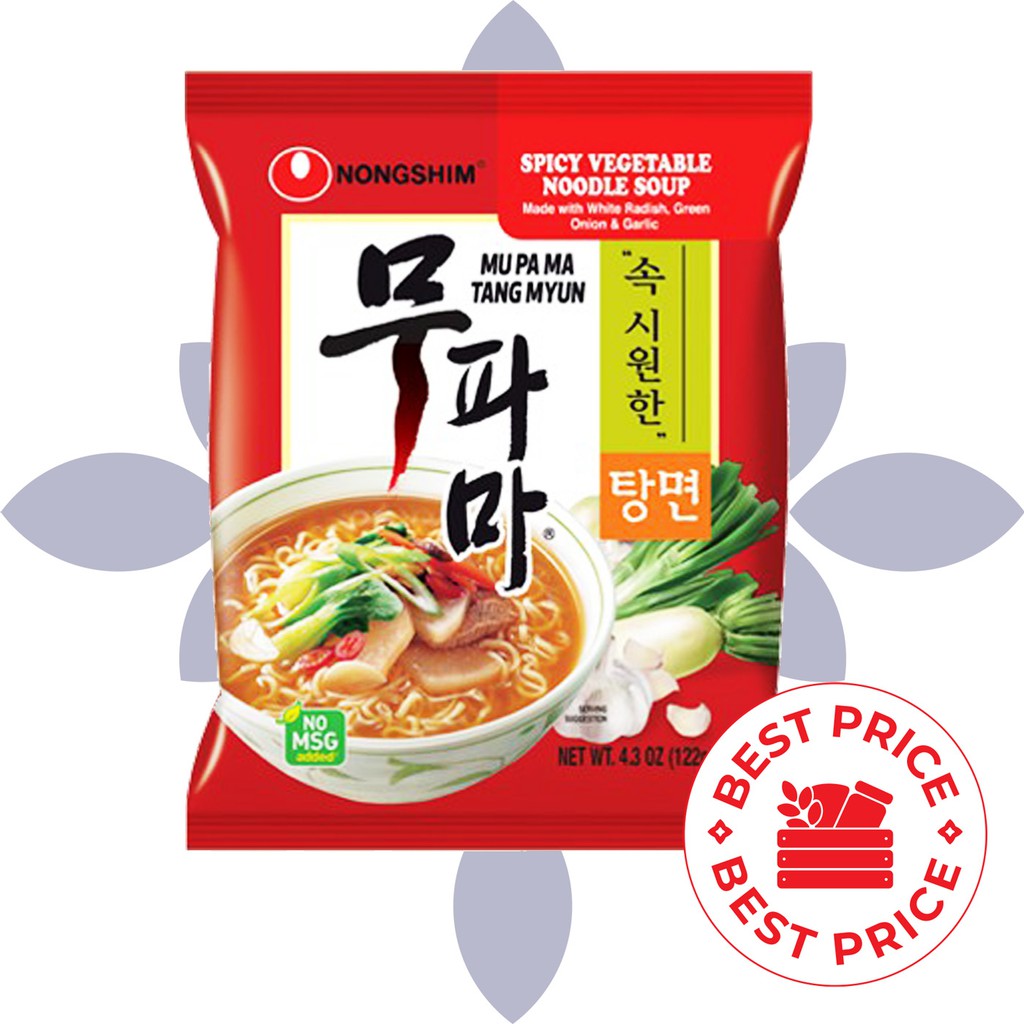 NONGSHIM - MUPAMATANGMYUN NOODLE SOUP RAMYUN - 122 GR(MIE INSTAN KOREA)