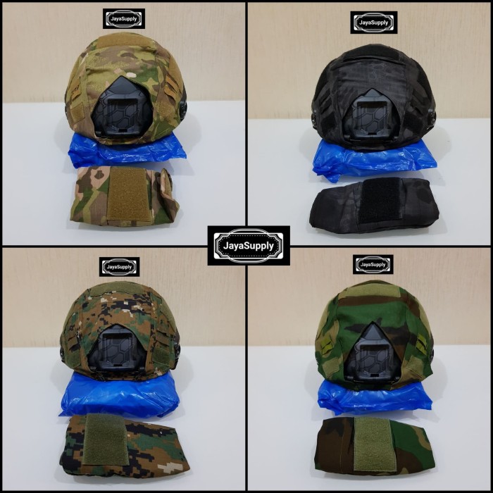 MalangTactical Helmet Cover Sarung Helm Emerson Tactical Army Mich Fast TMC Air Frame