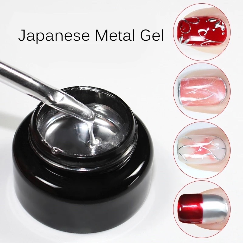 AS Japanese Metal Gel NAILS POLISH GEL KUTEK GEL 15ml Soak Off UV Gel