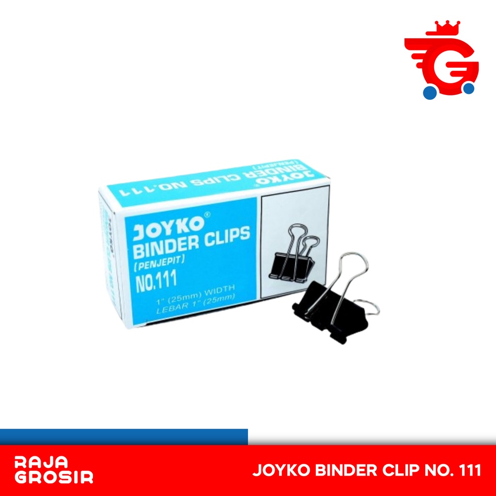 

Joyko Binder Clip NO 111 / Klip Penjepit Kertas Joyko