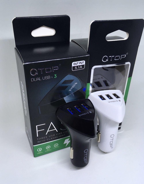 QTOP Original Saver Adapter 3 Port USB ALIENS port Mobil Standard Charging [COD]