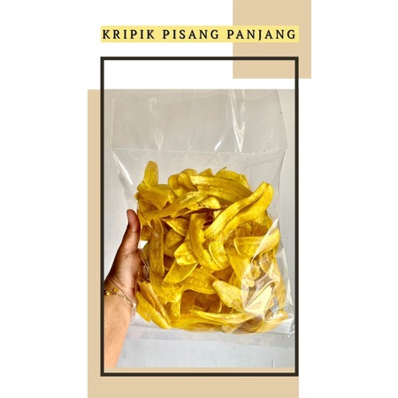 

KRIPIK PISANG PANJANG kemasan 250 gram, 500 gram