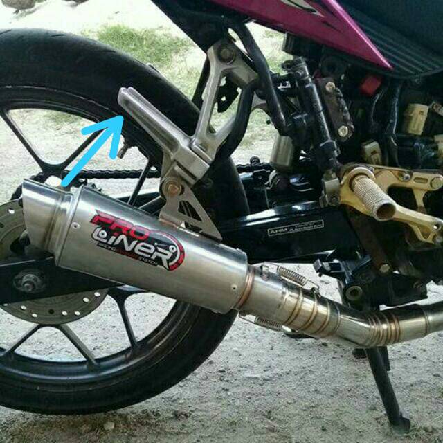 Knalpot Akrapovic rcb proliner semua motor Vixion MX king cbr 150 verza sonic fu GSX